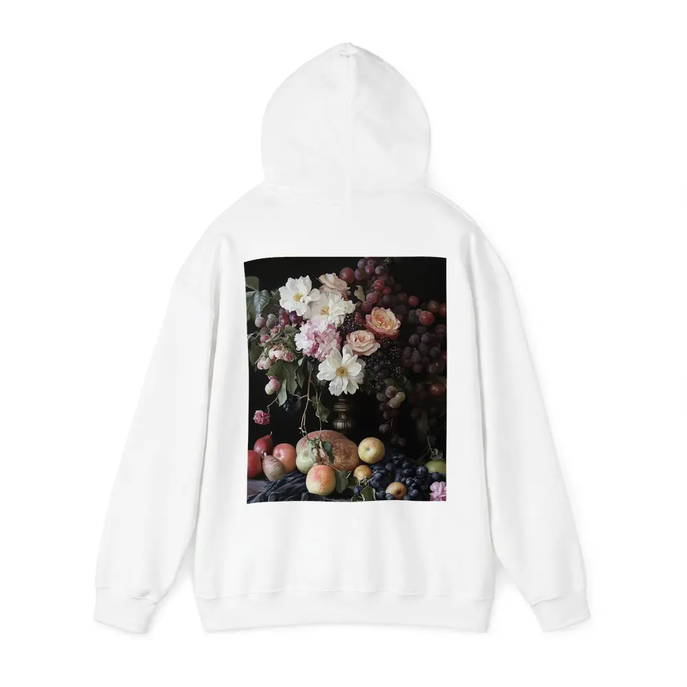 Dutch Masters Still Life Flowers Fruit Dark – Hoodies