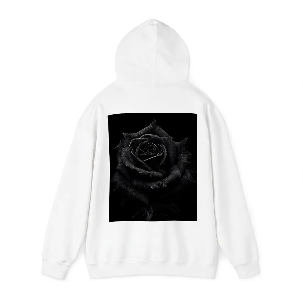 Black Rose Dark Moody Floral Photography – Hoodies
