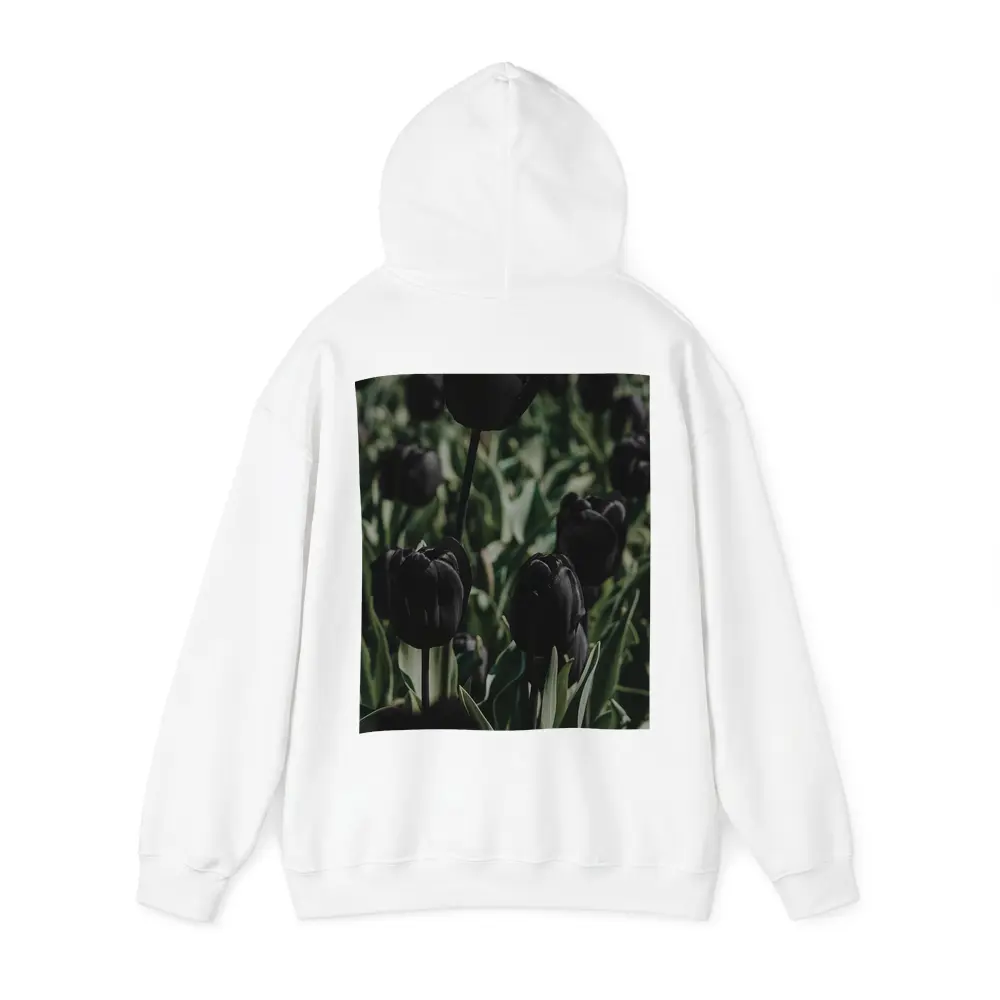 Black Tulips Dark Moody Garden Field – Hoodies