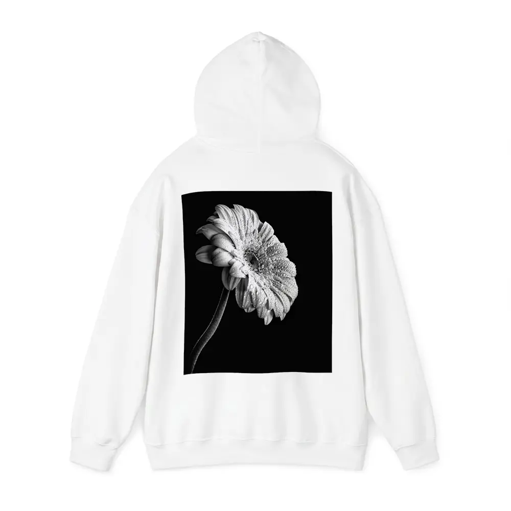 Gerbera Daisy Black White Moody Photography – Hoodies