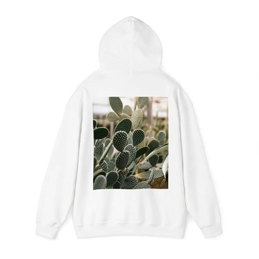 Prickly Pear Cactus Greenhouse Close Up – Hoodies