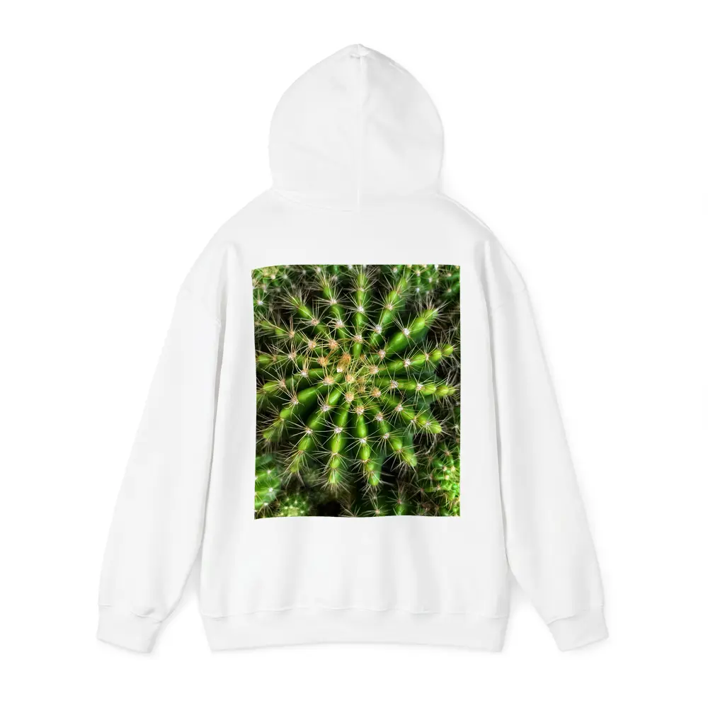 Green Cactus Close Up Top View – Hoodies