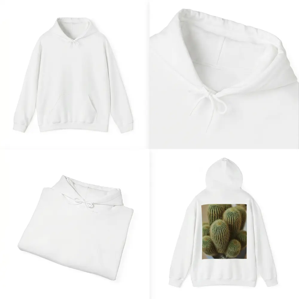 Golden Barrel Cactus Cluster Close Up – Hoodies