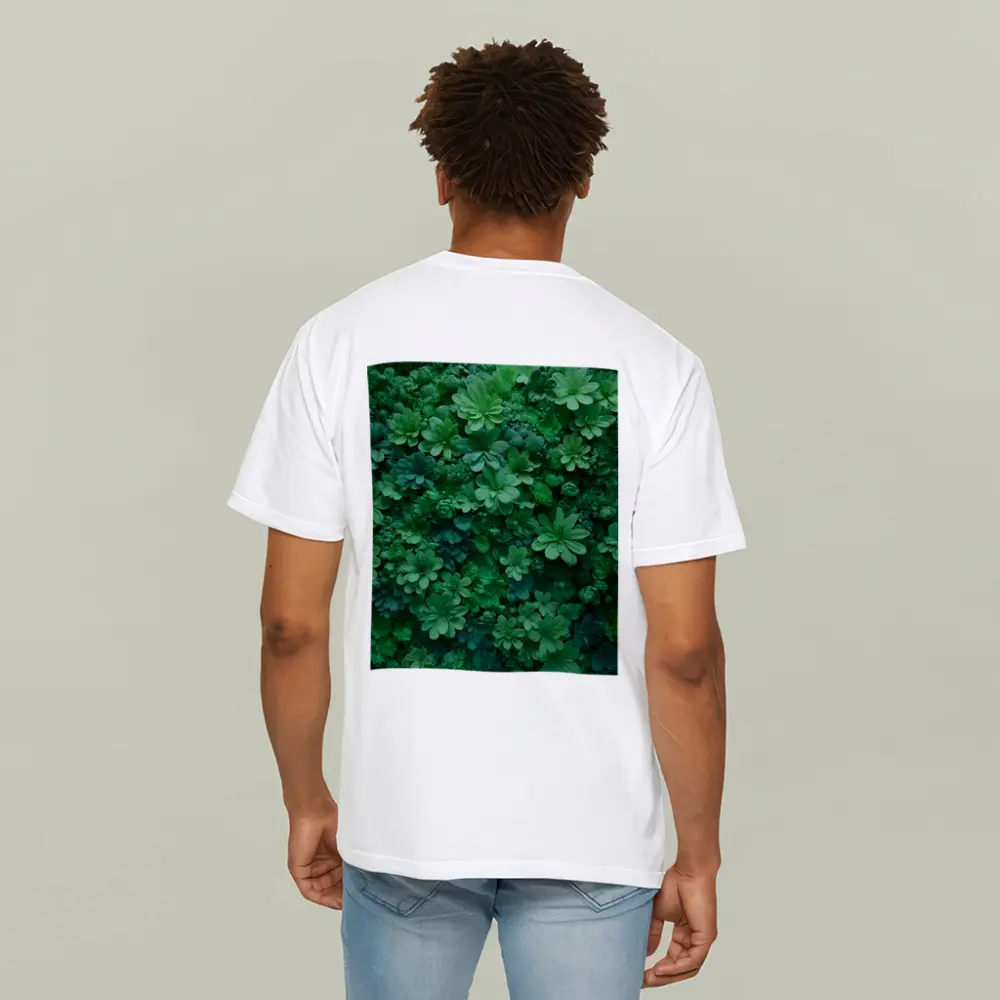 Dense Green Floral Wall Art Nature – T-Shirts
