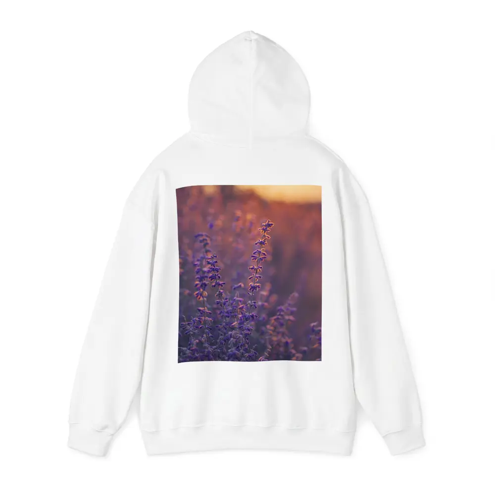 Purple Lavender Field Golden Sunset Glow – Hoodies