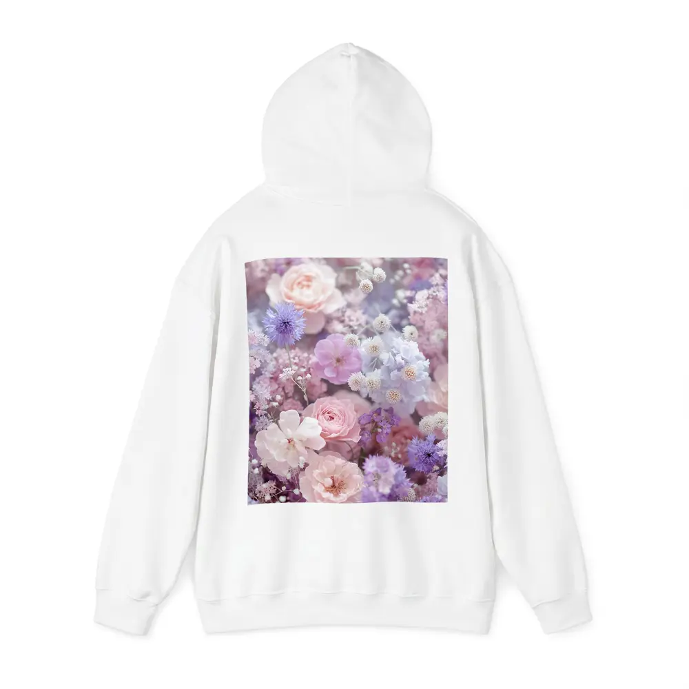 Pink Roses Purple Wildflowers Soft Floral – Hoodies