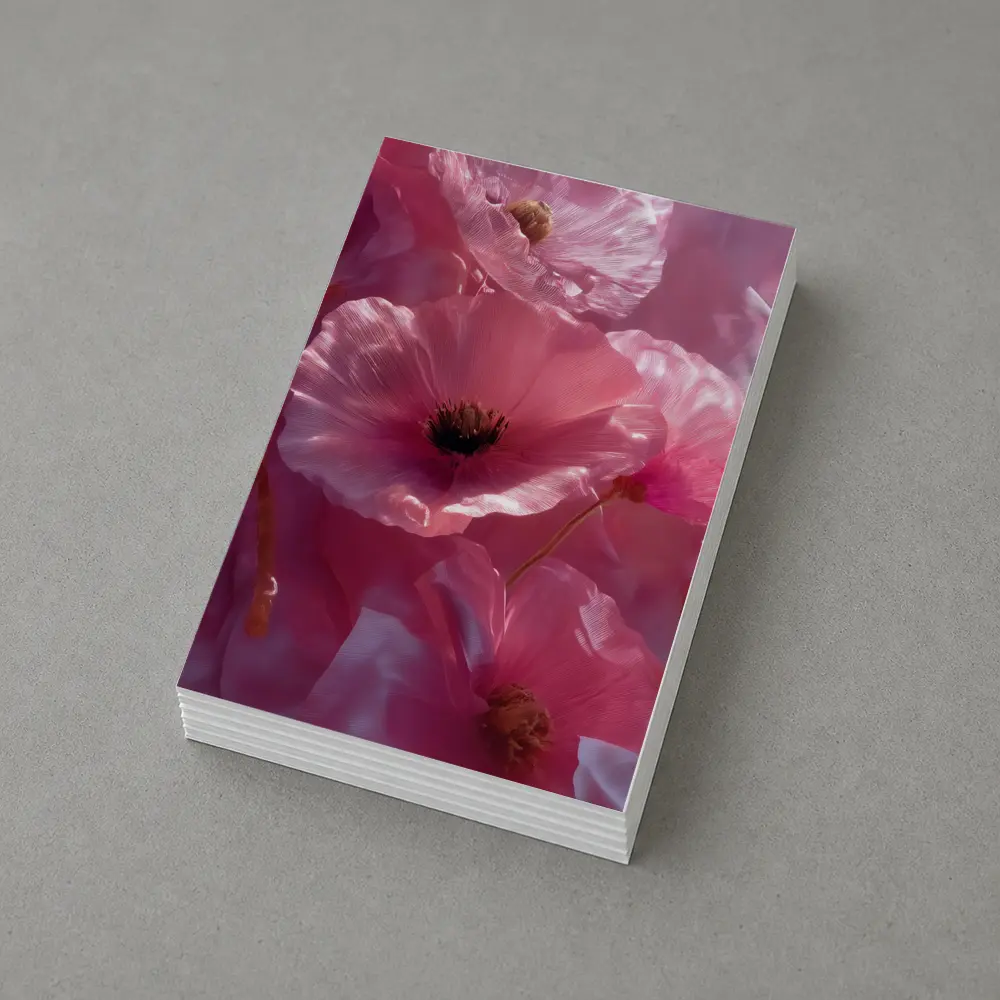 Pink Poppy Flowers Soft Dreamy Floral – Postcards