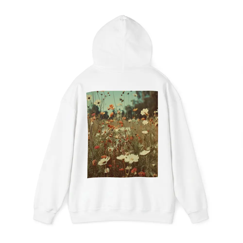 Retro Wildflower Field Soft Summer Meadow – Hoodies