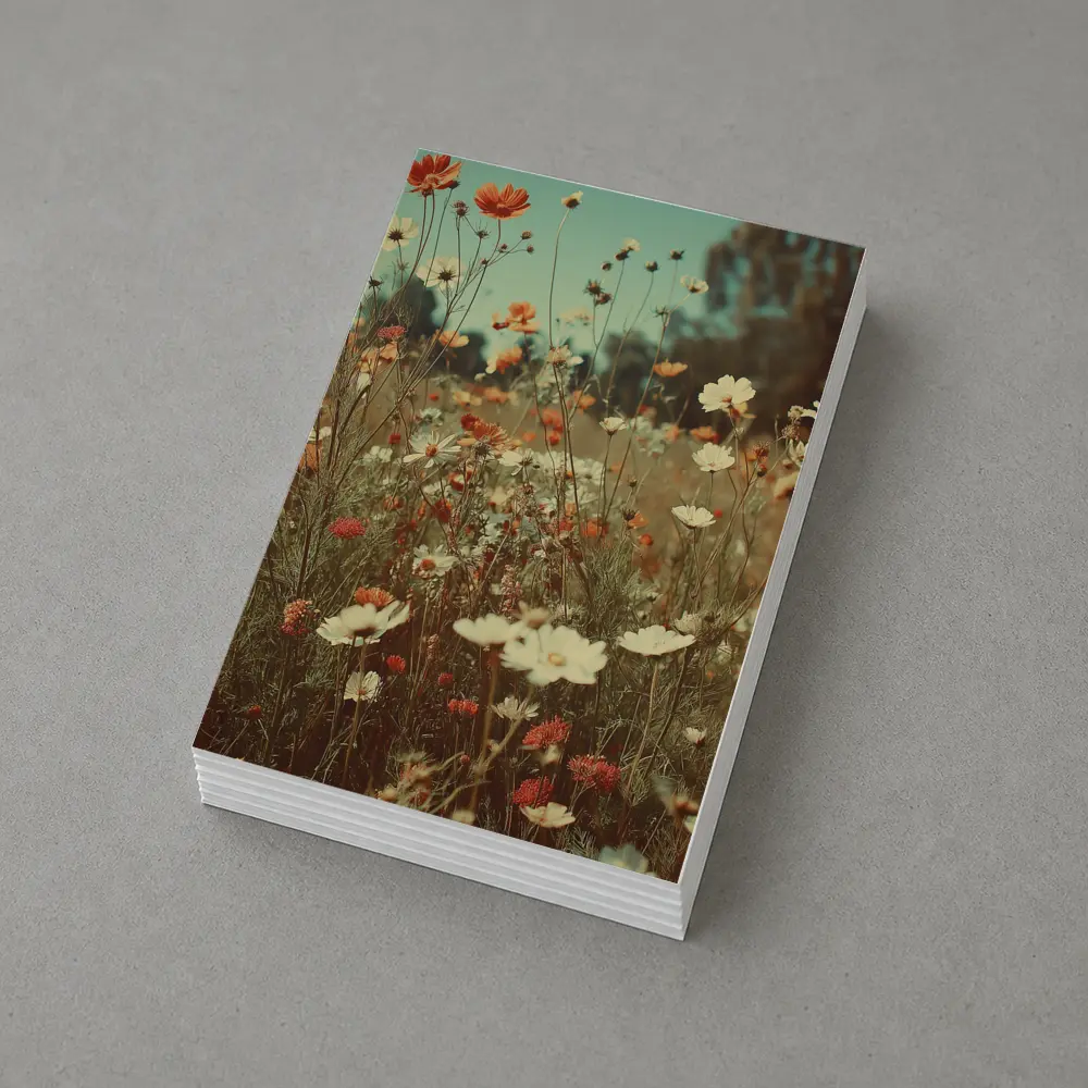 Retro Wildflower Field Soft Summer Meadow – Postcards
