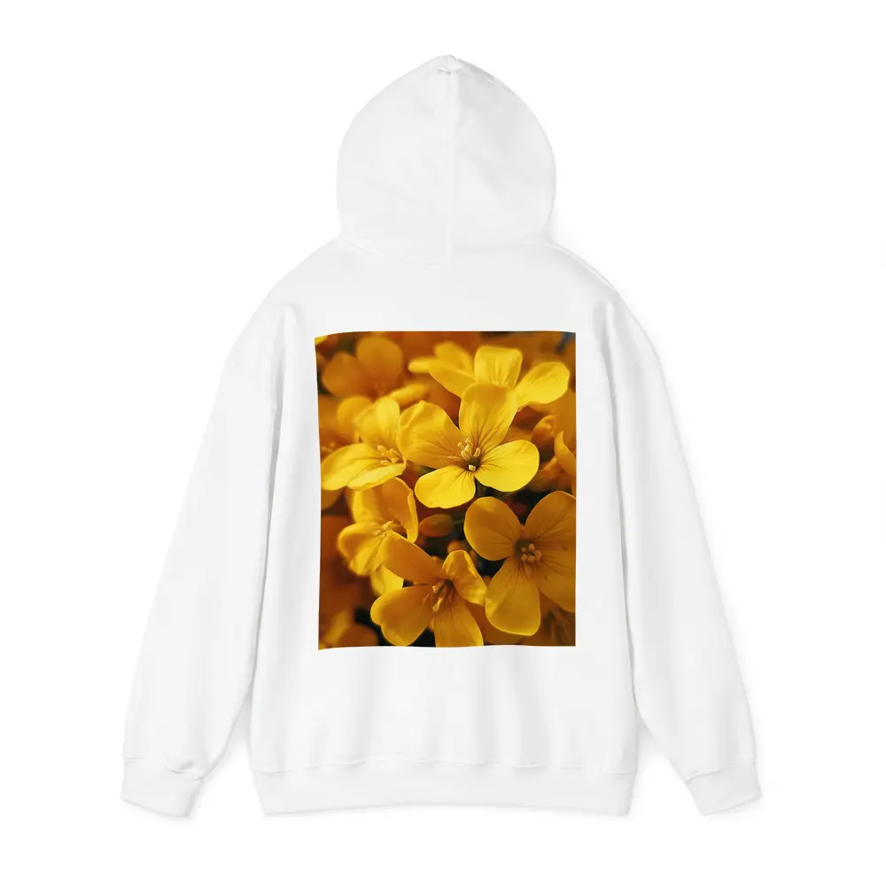 Yellow Oxalis Flowers Close Up Macro – Hoodies