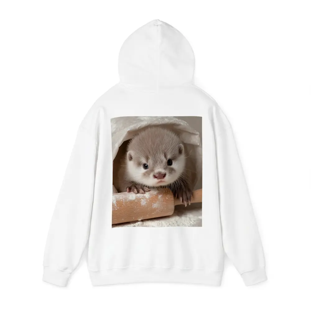 Baby Otter With Rolling Pin Flour – Hoodies