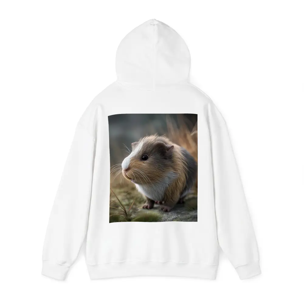 Guinea Pig Close Up Outdoor Grass Setting – Hoodies