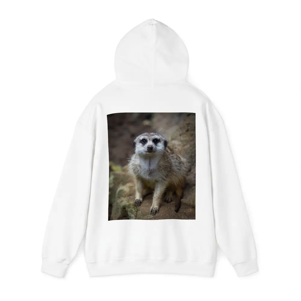 Meerkat Portrait Rocky Natural Habitat Background – Hoodies
