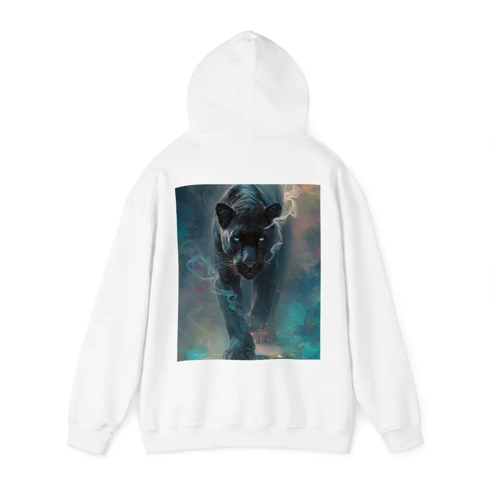 Black Panther Glowing Eyes Cosmic Smoke – Hoodies