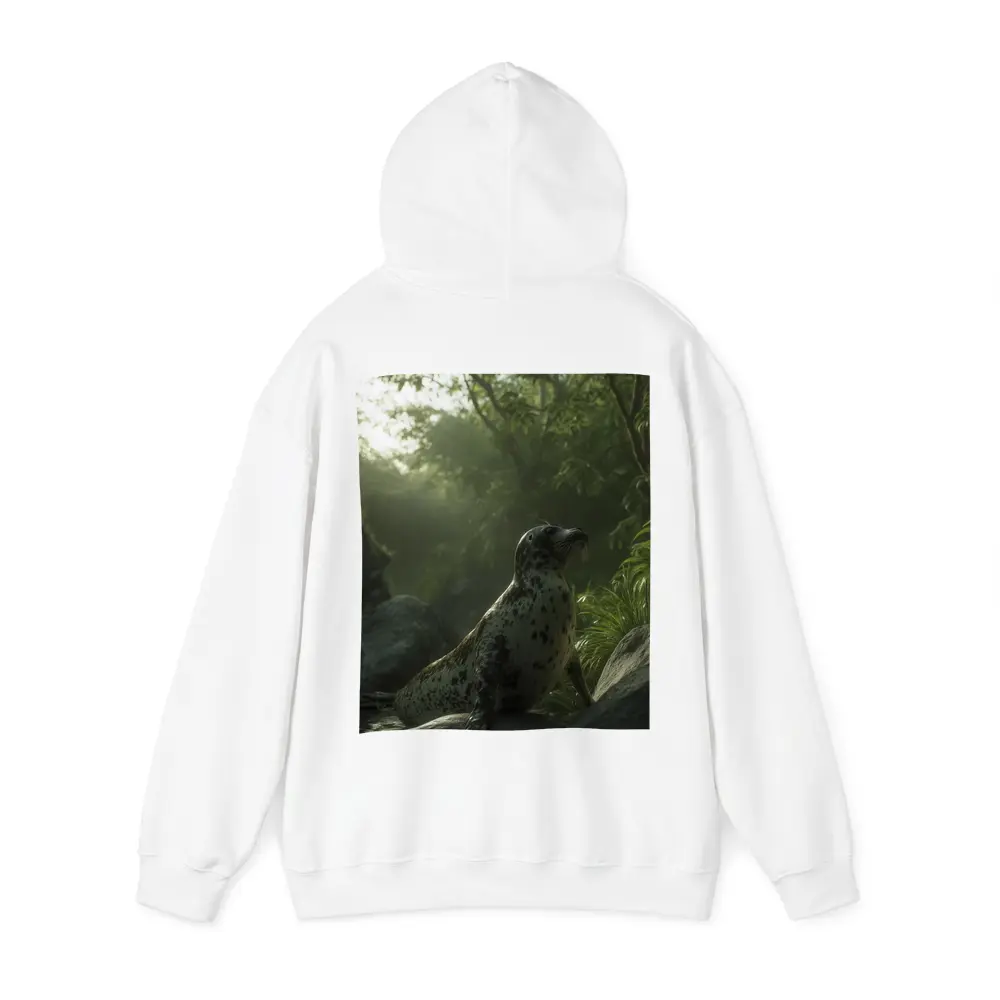 Spotted Seal Resting in Jungle Forest – Hoodies