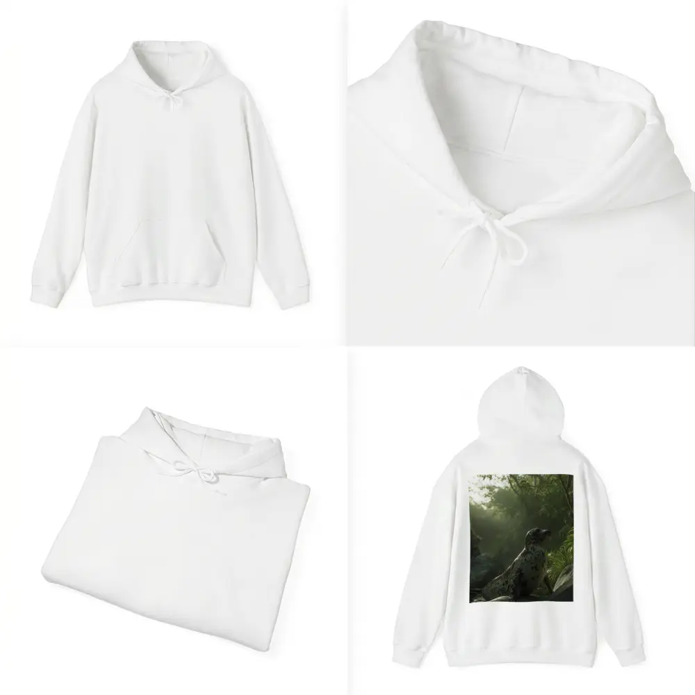 Spotted Seal Resting in Jungle Forest – Hoodies