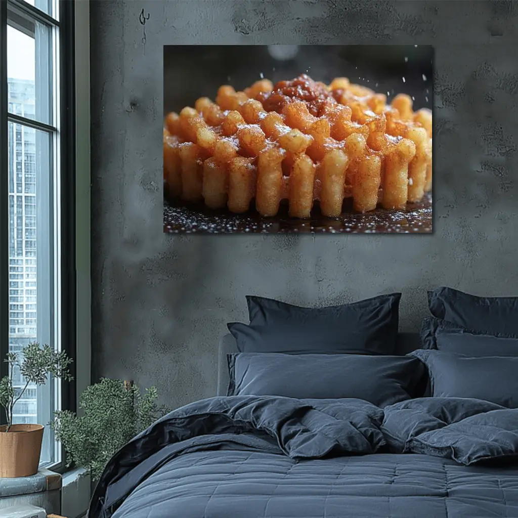 Funnel Cake Powdered Sugar Street Fair Food – Wall Art