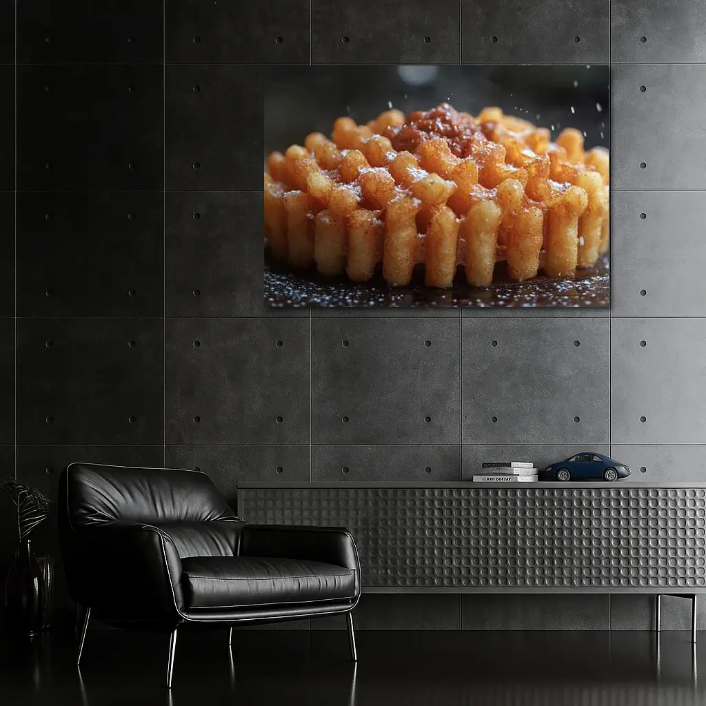 Funnel Cake Powdered Sugar Street Fair Food – Wall Art