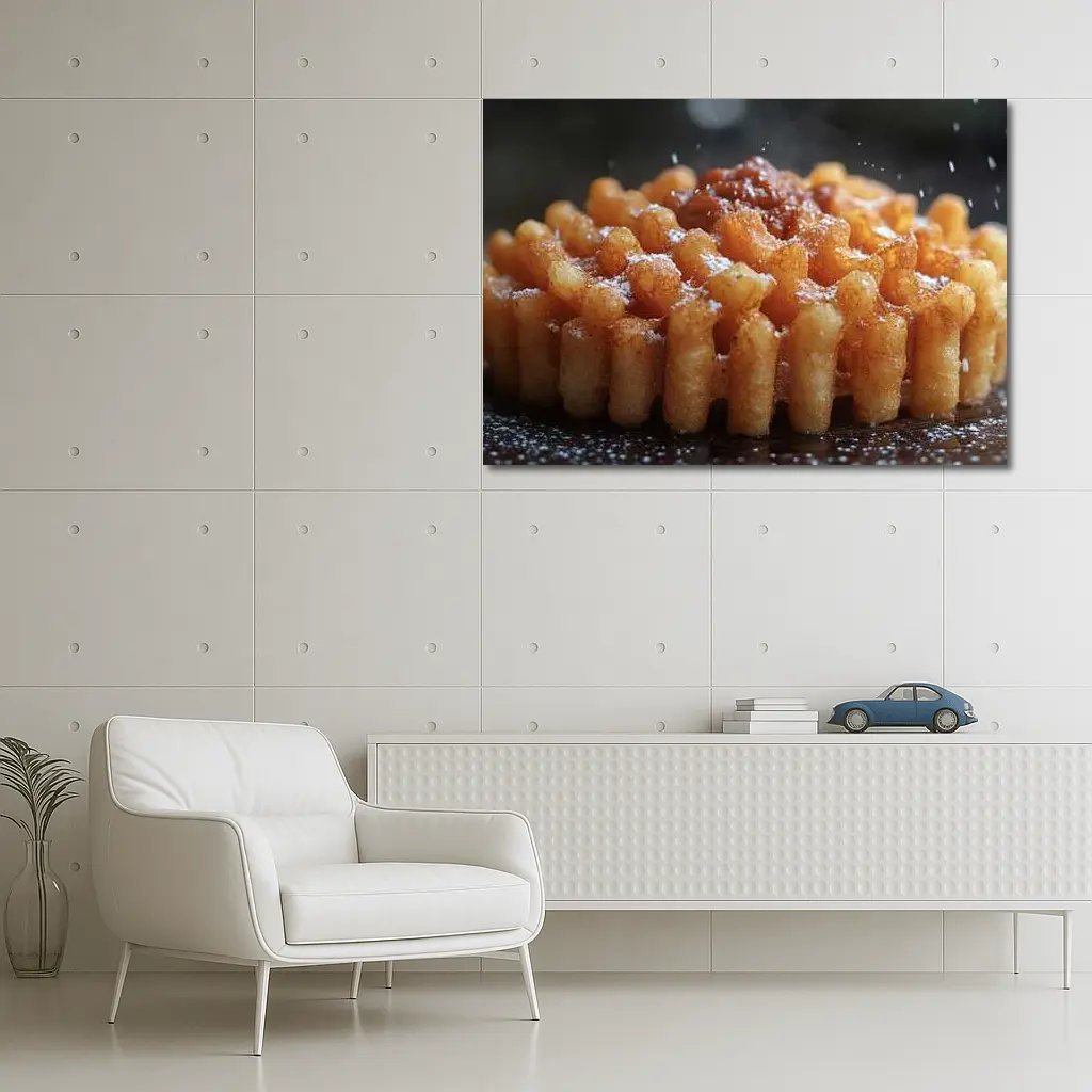 Funnel Cake Powdered Sugar Street Fair Food – Wall Art