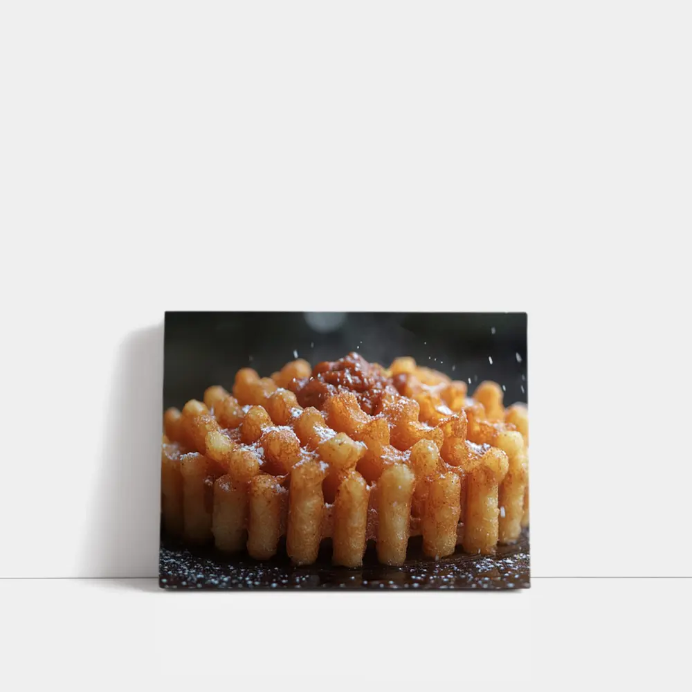 Funnel Cake Powdered Sugar Street Fair Food – Wall Art
