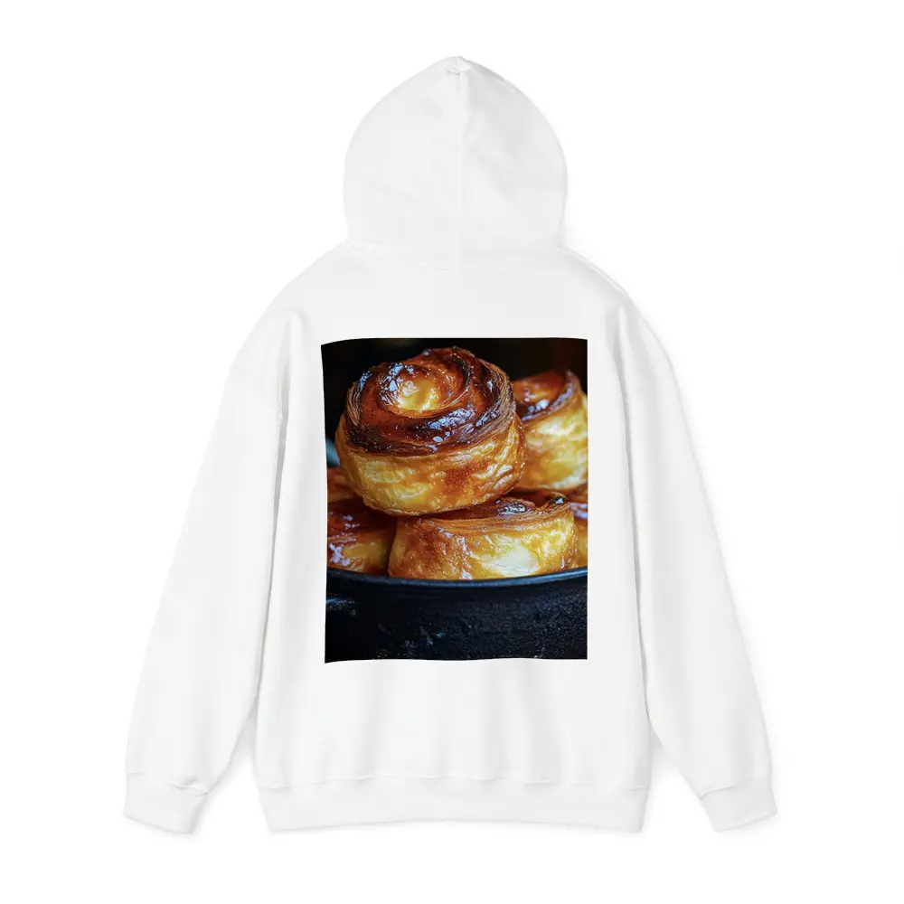 Golden Glazed Pastry Rolls Cast Iron Pan – Hoodies