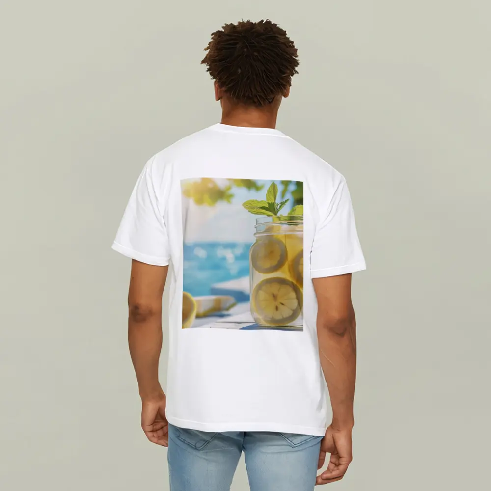 Lemonade Mason Jar Mint Summer Beach – T-Shirts