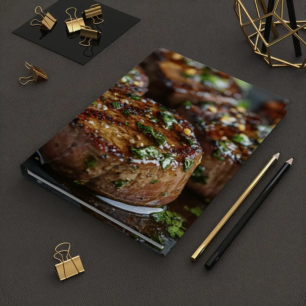 Grilled Filet Mignon Steaks With Herb Garnish – Notebooks
