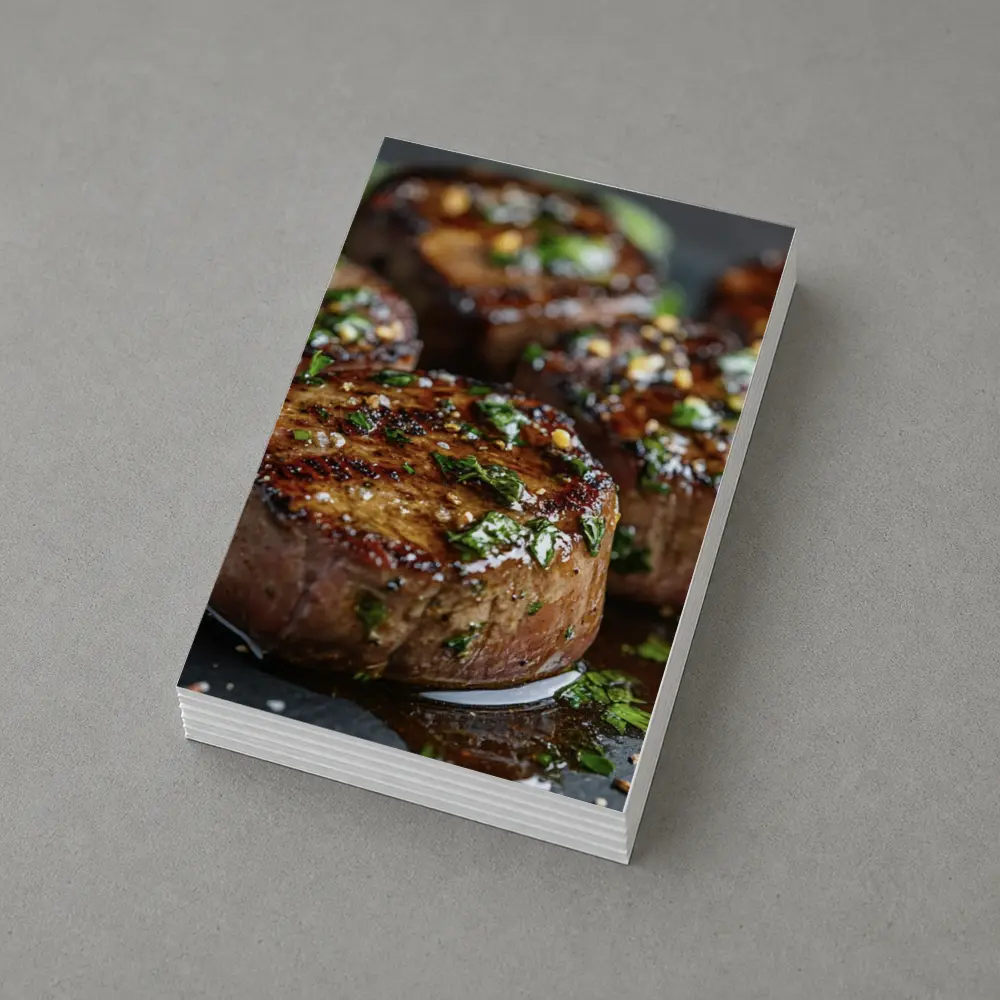 Grilled Filet Mignon Steaks With Herb Garnish – Postcards