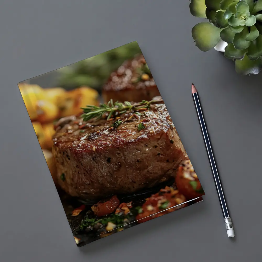 Seared Beef Filet Roasted Potatoes Cherry Tomatoes – Notebooks