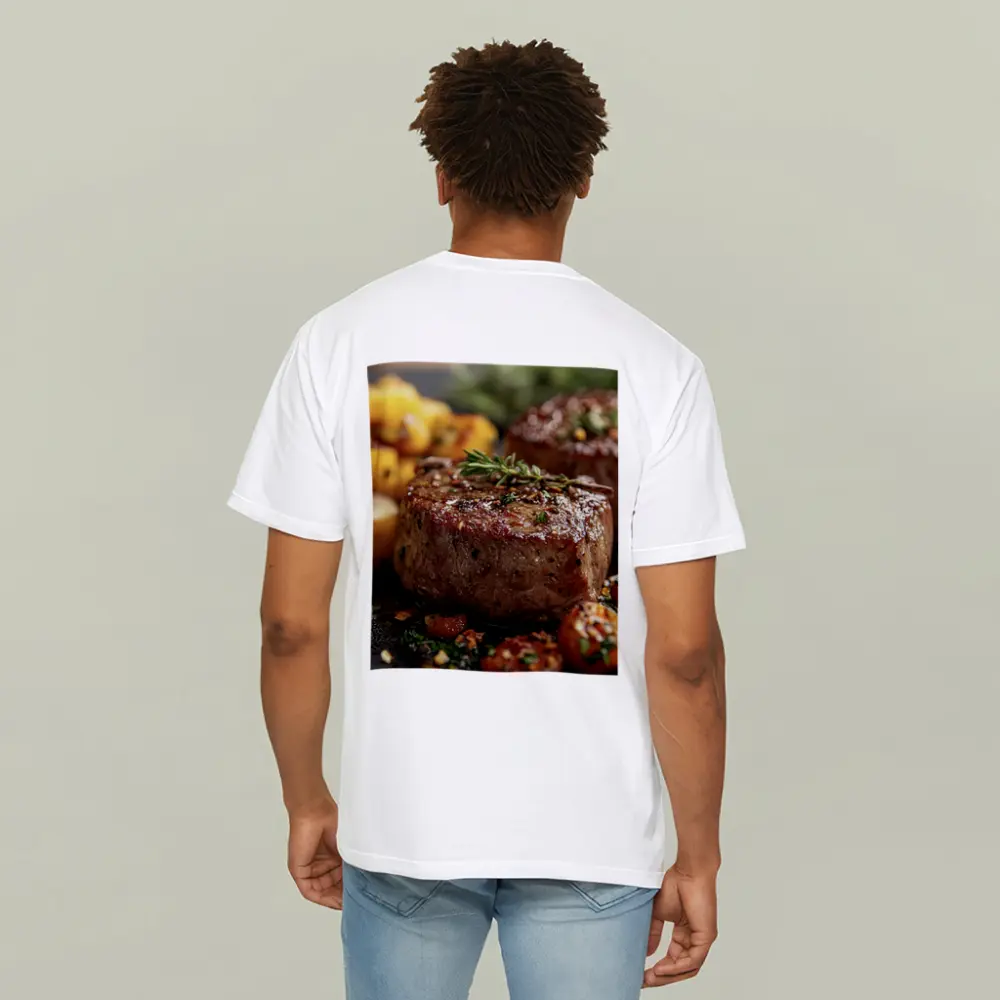 Seared Beef Filet Roasted Potatoes Cherry Tomatoes – T-Shirts