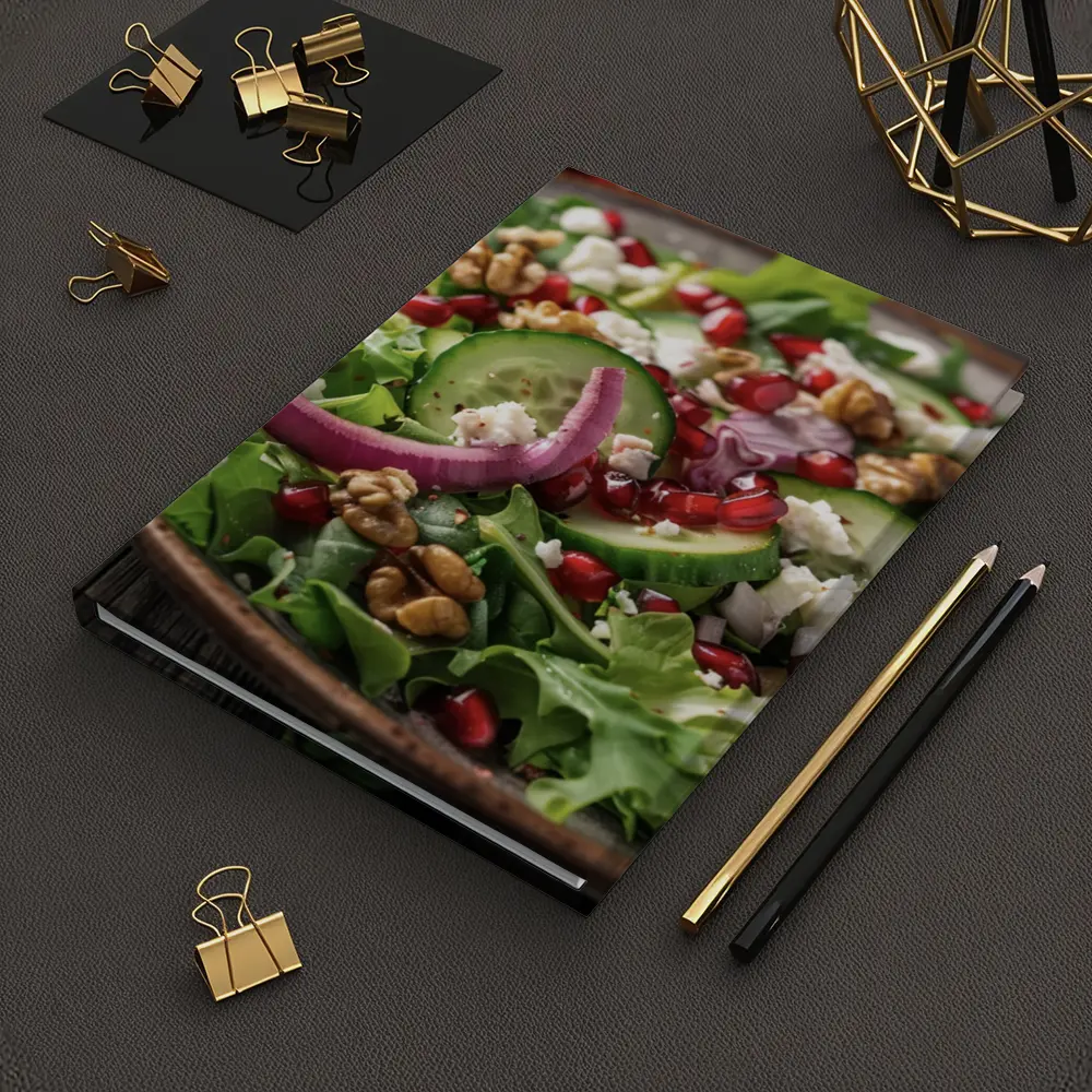 Pomegranate Walnut Feta Green Salad Bowl – Notebooks