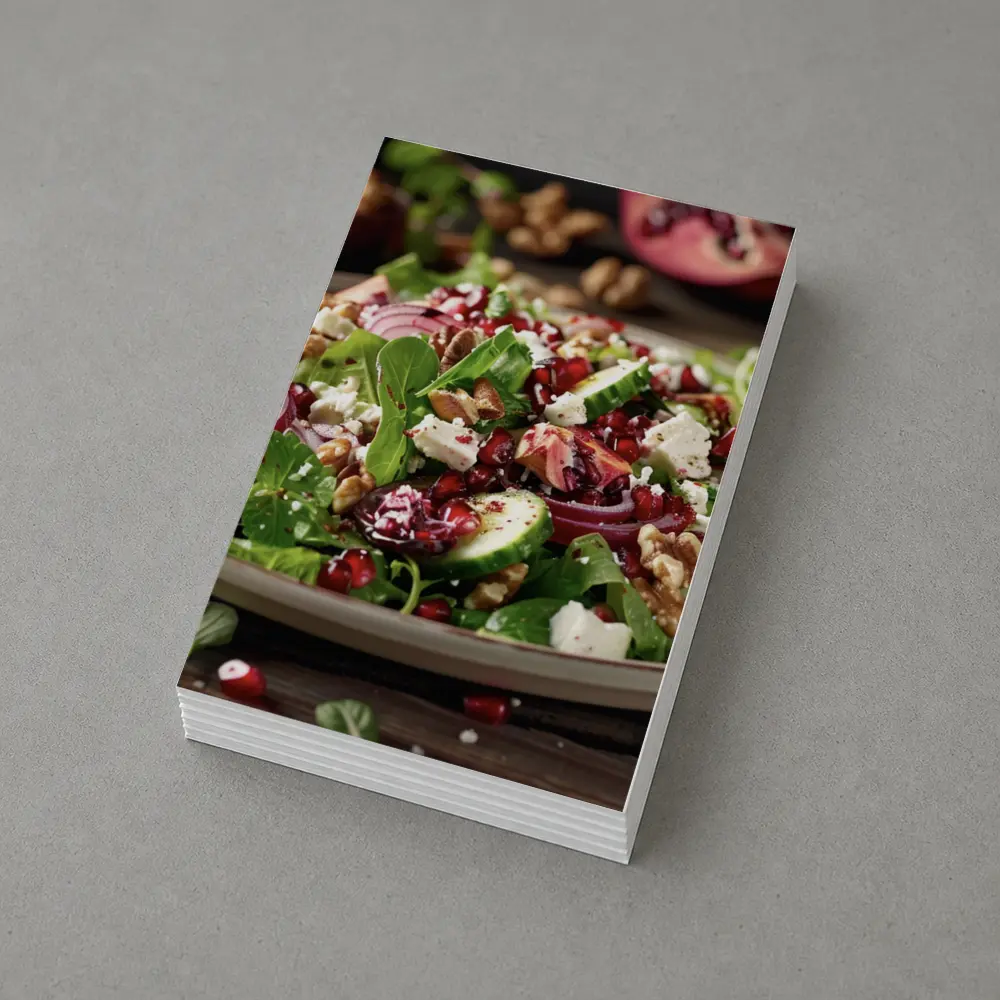 Pomegranate Walnut Feta Green Salad Plate – Postcards
