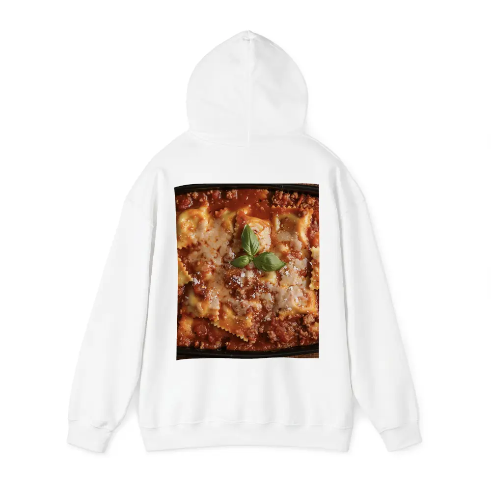 Baked Ravioli Bolognese Dish Fresh Basil – Hoodies