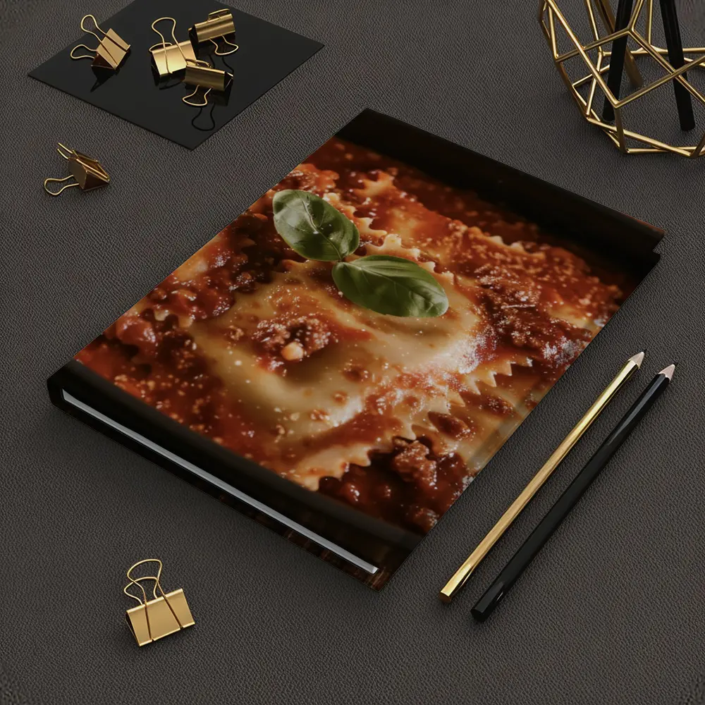 Ravioli Bolognese With Fresh Basil Garnish – Notebooks