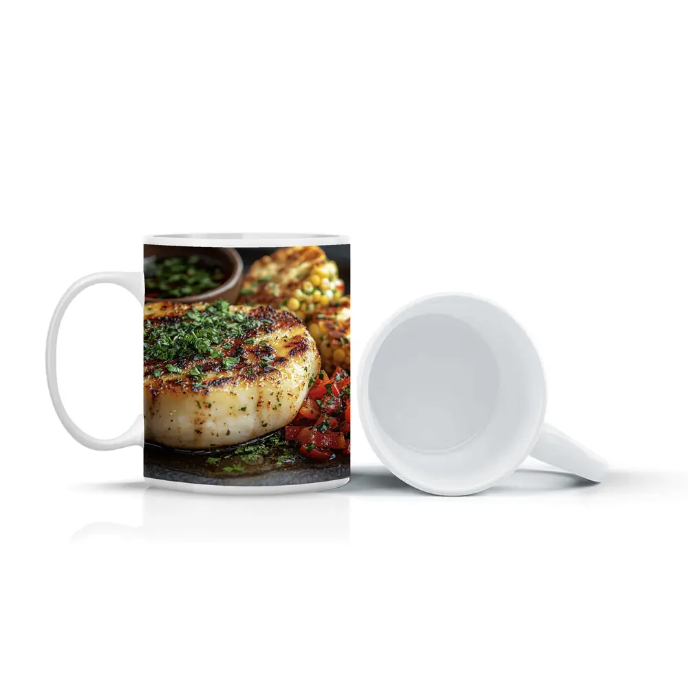 Grilled Scallops With Corn And Tomato Salsa – Mugs