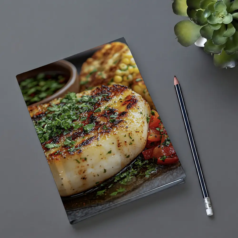 Grilled Scallops With Corn And Tomato Salsa – Notebooks