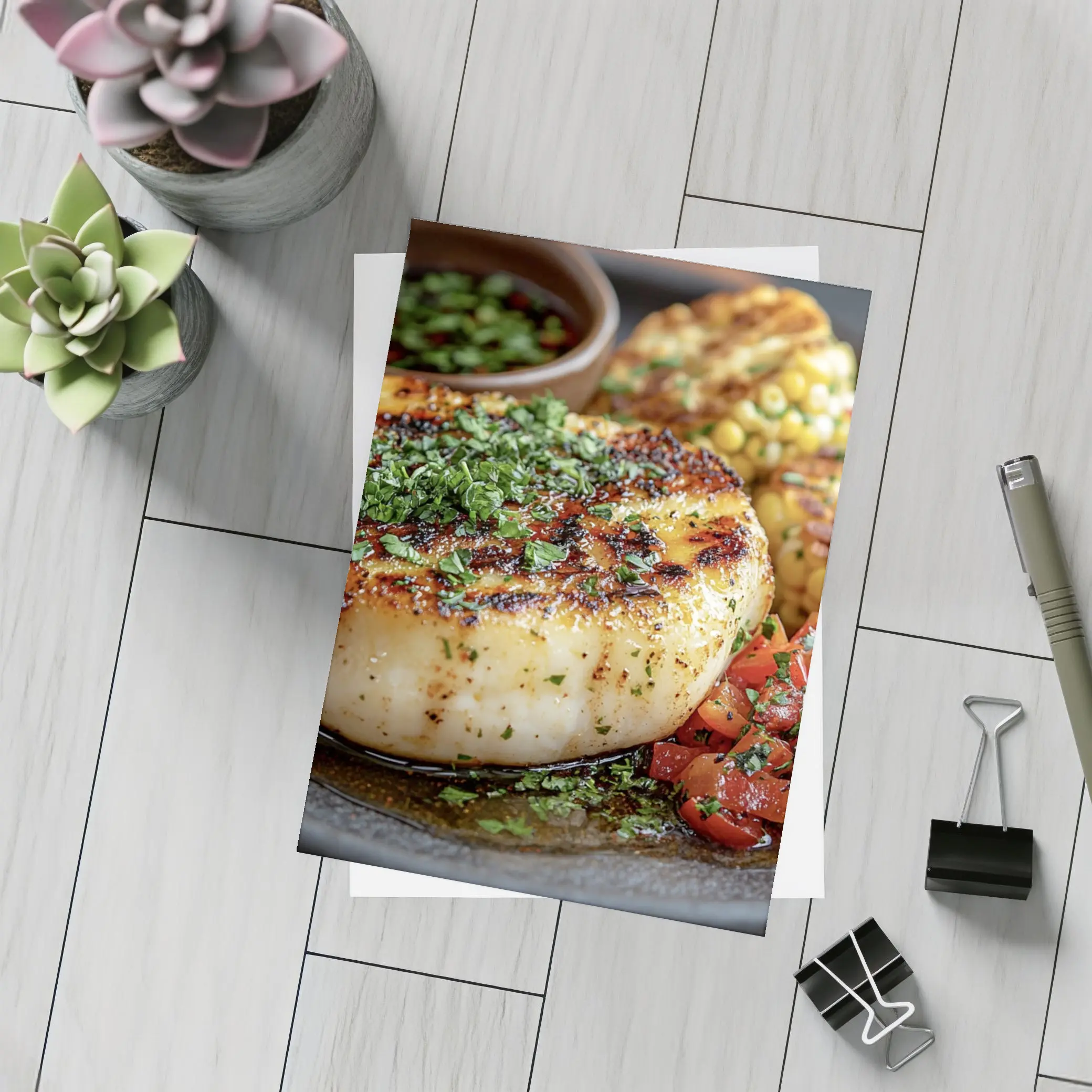 Grilled Scallops With Corn And Tomato Salsa – Postcards