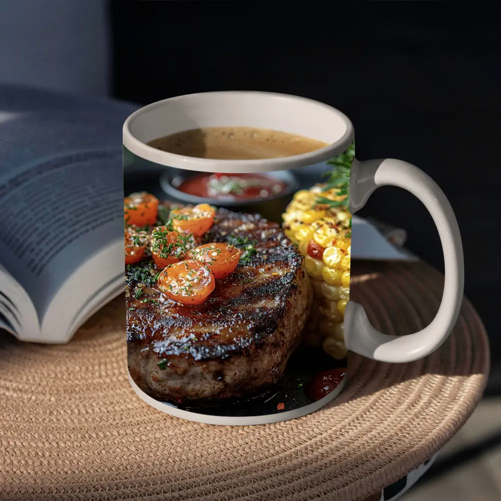 Grilled Steak With Corn And Tomatoes – Mugs