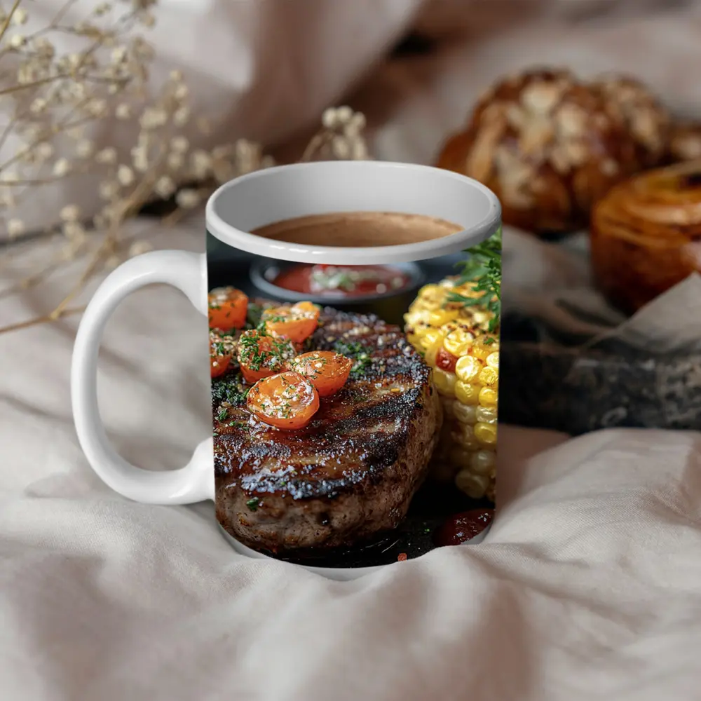 Grilled Steak With Corn And Tomatoes – Mugs
