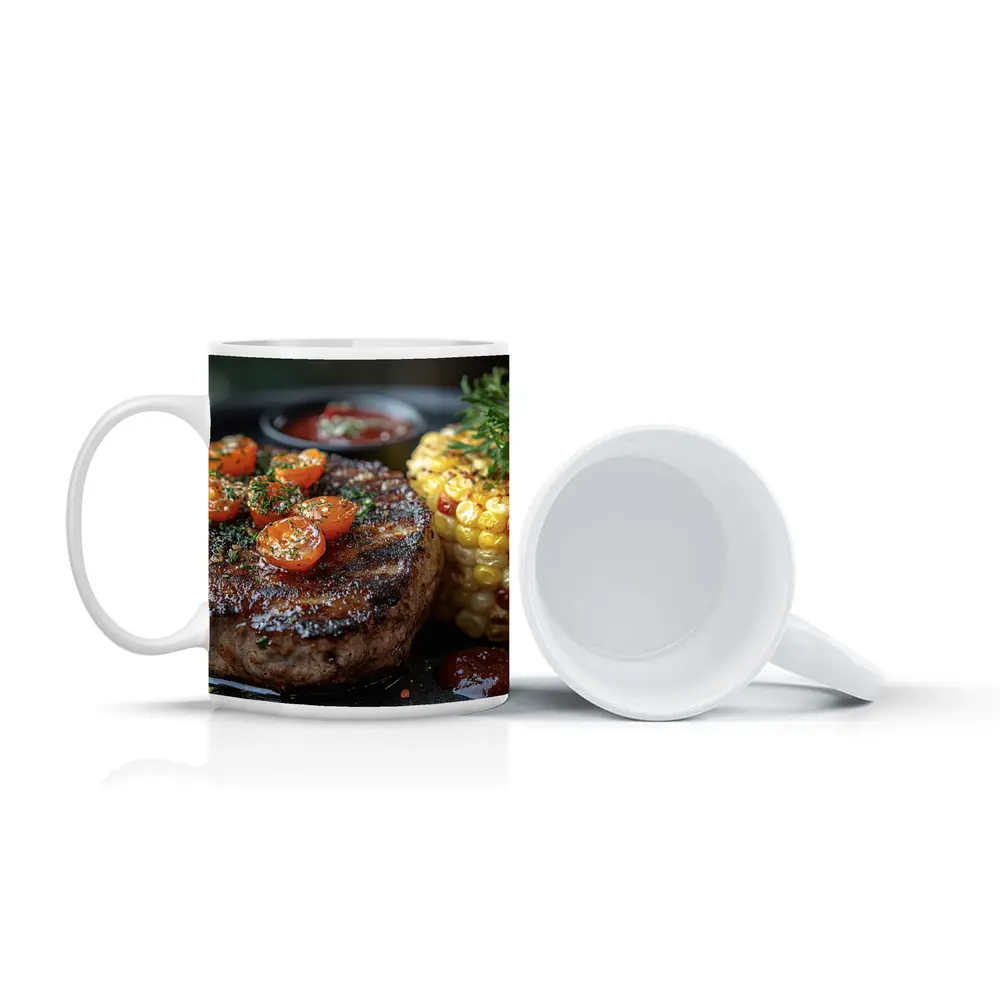 Grilled Steak With Corn And Tomatoes – Mugs