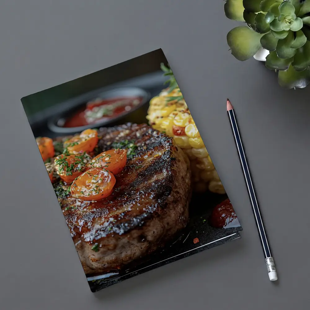 Grilled Steak With Corn And Tomatoes – Notebooks