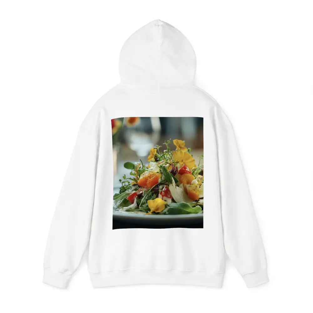 Fresh Garden Salad With Edible Flowers – Hoodies