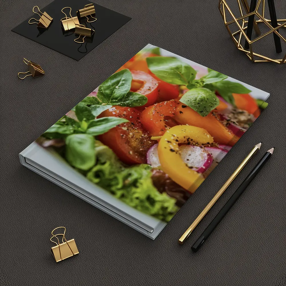 Fresh Garden Salad With Colorful Vegetables – Notebooks