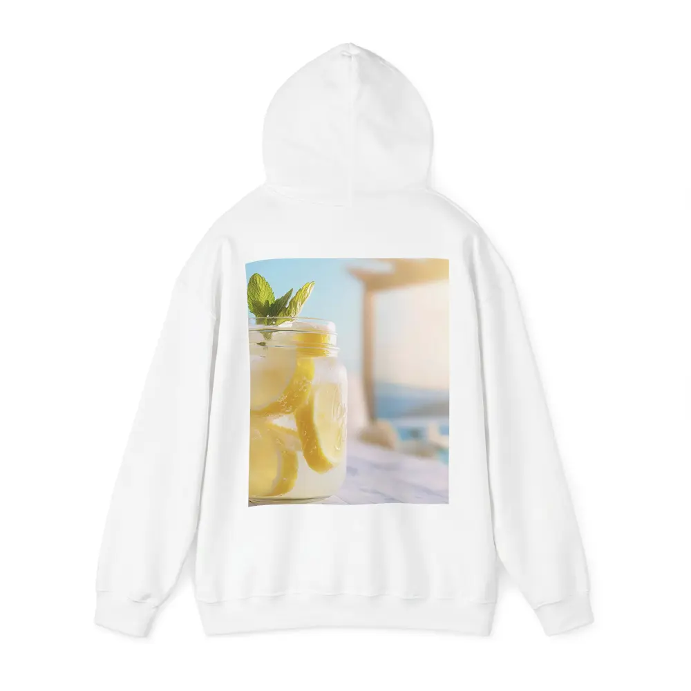 Lemonade Mason Jar Poolside Summer Scene – Hoodies