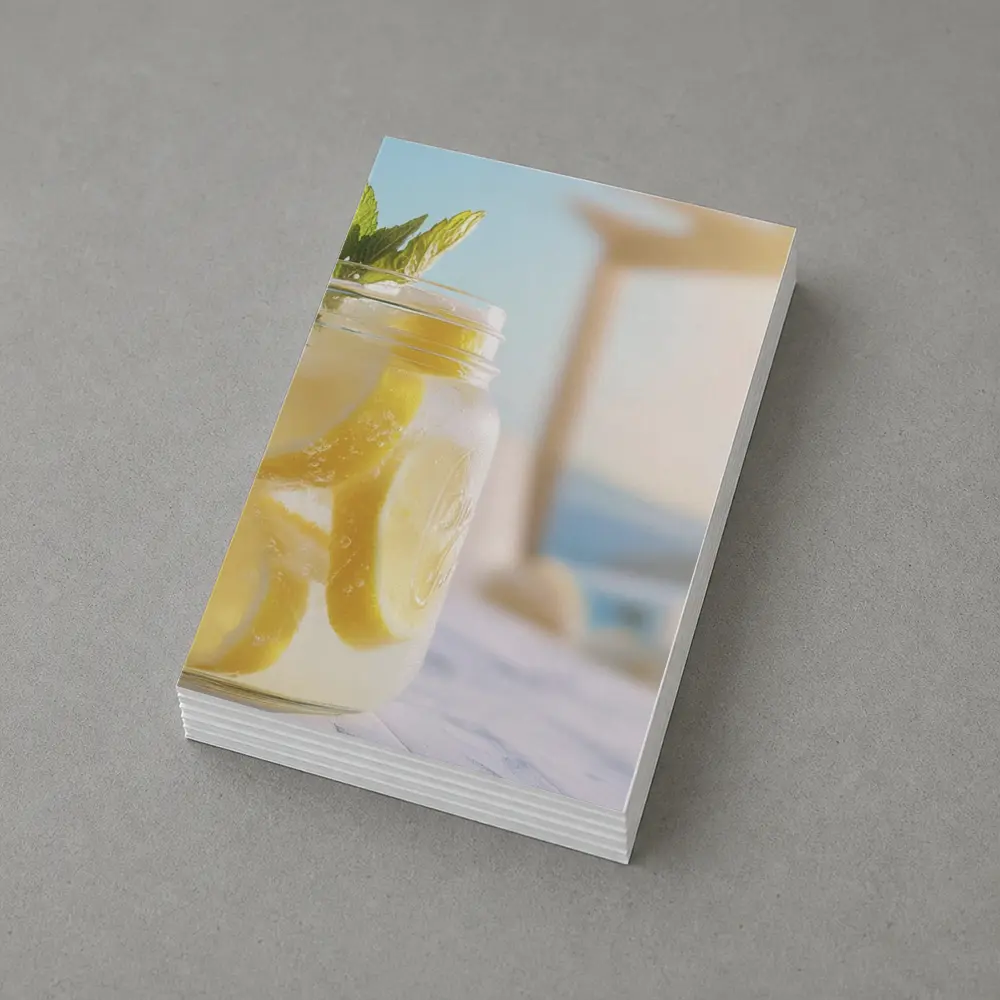 Lemonade Mason Jar Poolside Summer Scene – Postcards