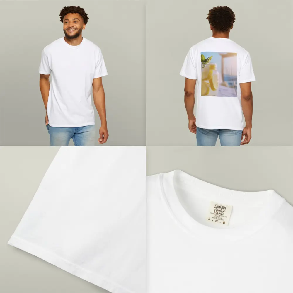 Lemonade Mason Jar Poolside Summer Scene – T-Shirts