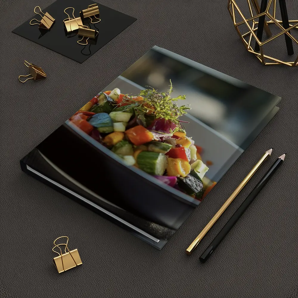 Roasted Vegetable Salad Fine Dining Bowl – Notebooks