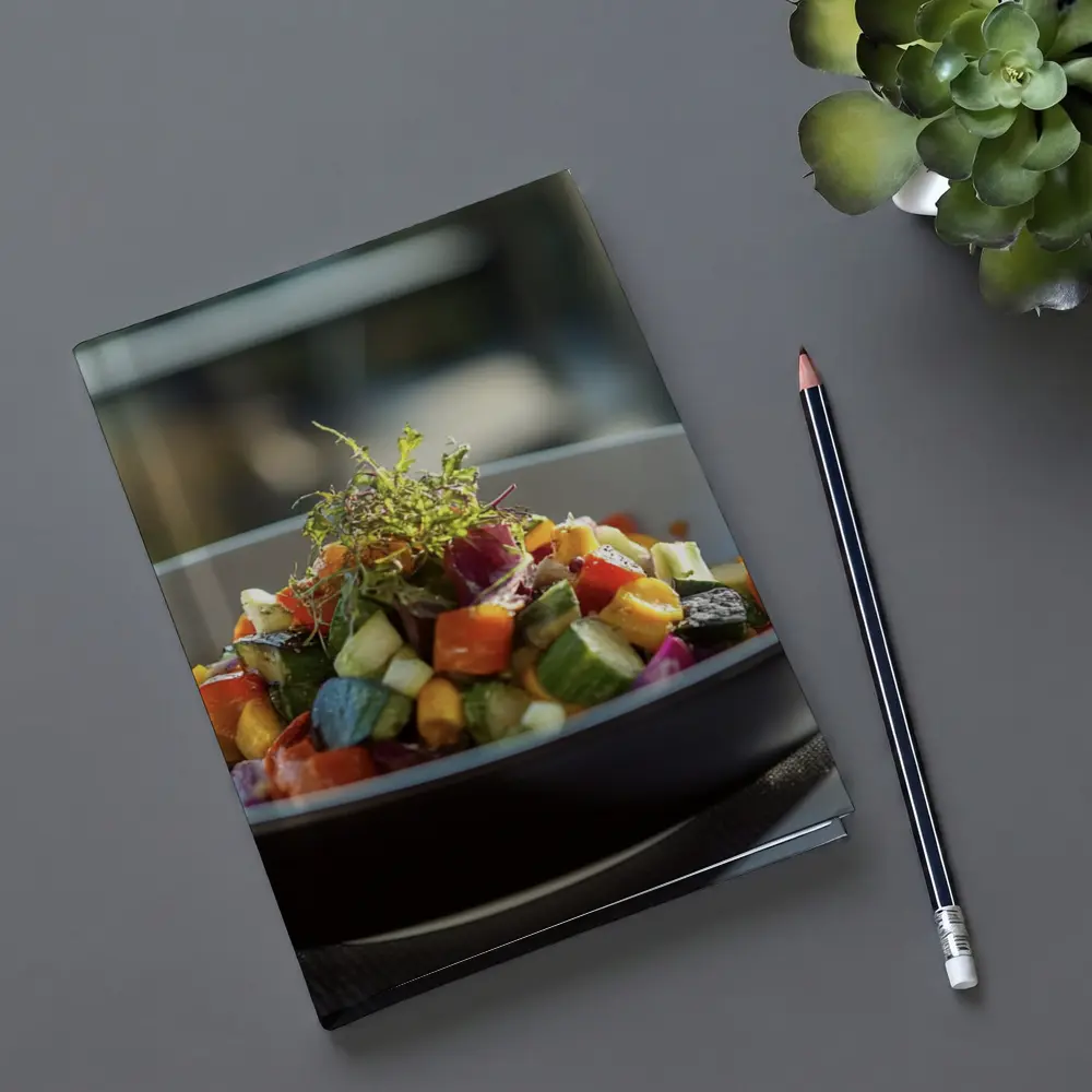Roasted Vegetable Salad Fine Dining Bowl – Notebooks