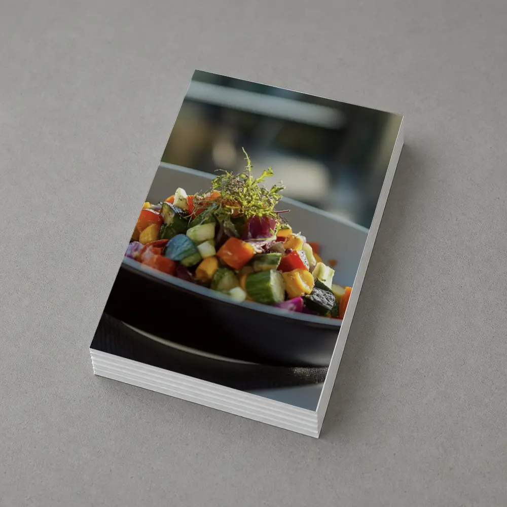 Roasted Vegetable Salad Fine Dining Bowl – Postcards