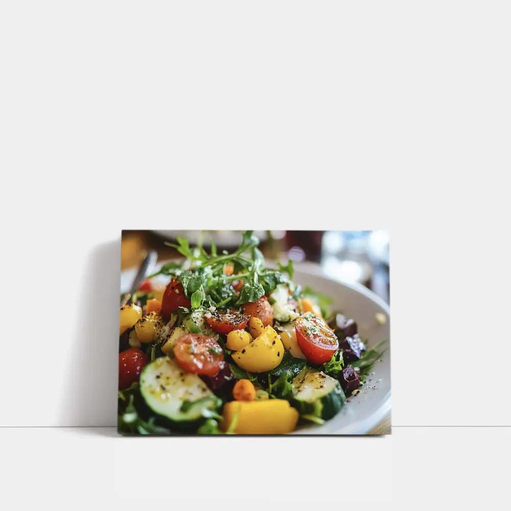 Fresh Garden Salad Bowl With Tomatoes – Wall Art